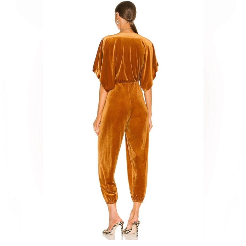 NWT Norma Kamali Rust/Orange Rectangle Jog Jumpsuit - Picture 5 of 12